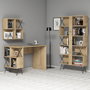 Hanah Home Extra 2 - Oak Mesa de estudio y estantería